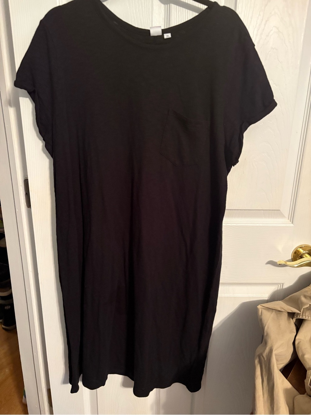 GAP Black Midi T-Shirt Dress